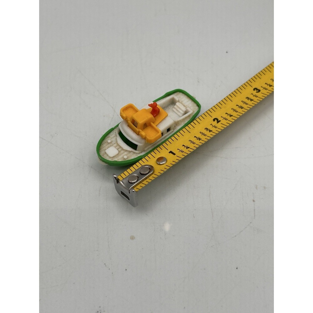 Vintage Bruder Miniature Plastic Toy Boat West Germany